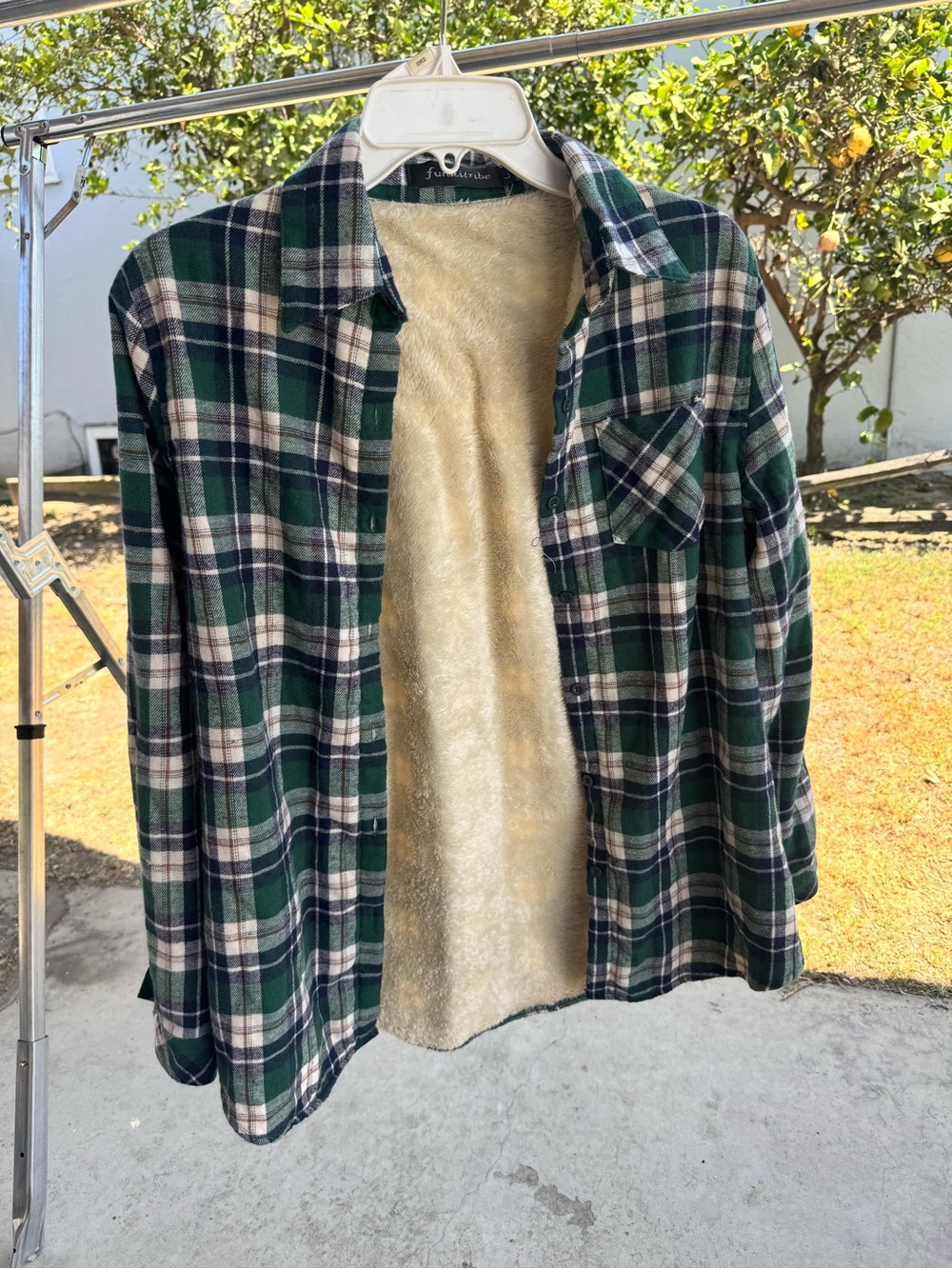 Funkitribe Green Plaid Flannel